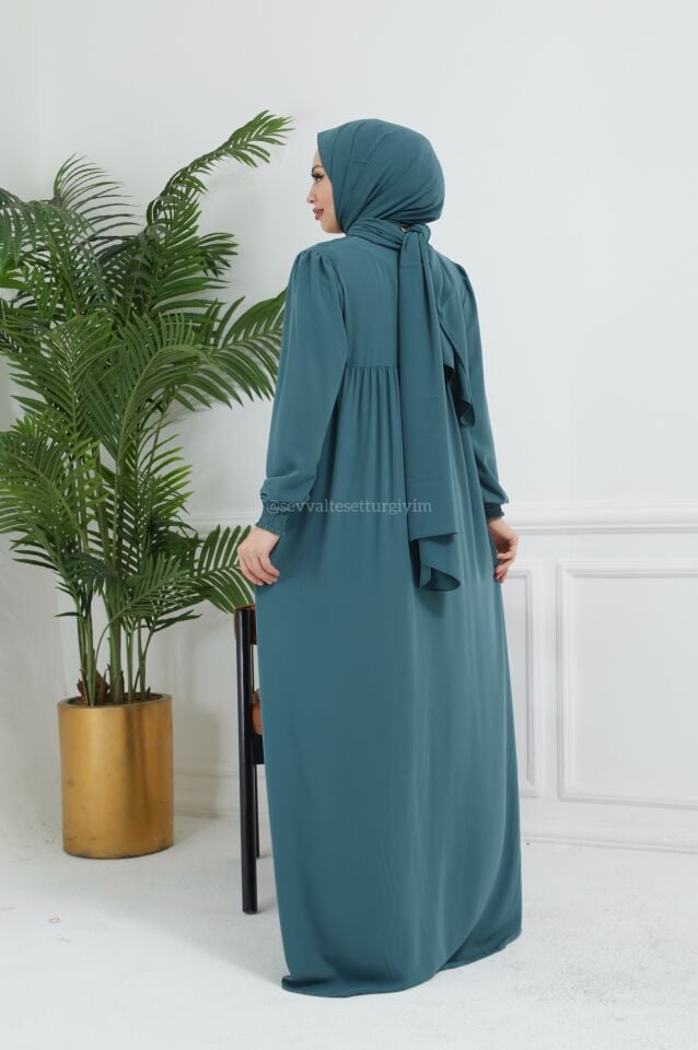 LAVANTA İPEK ELBİSE