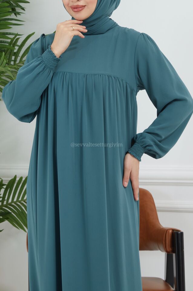 LAVANTA İPEK ELBİSE